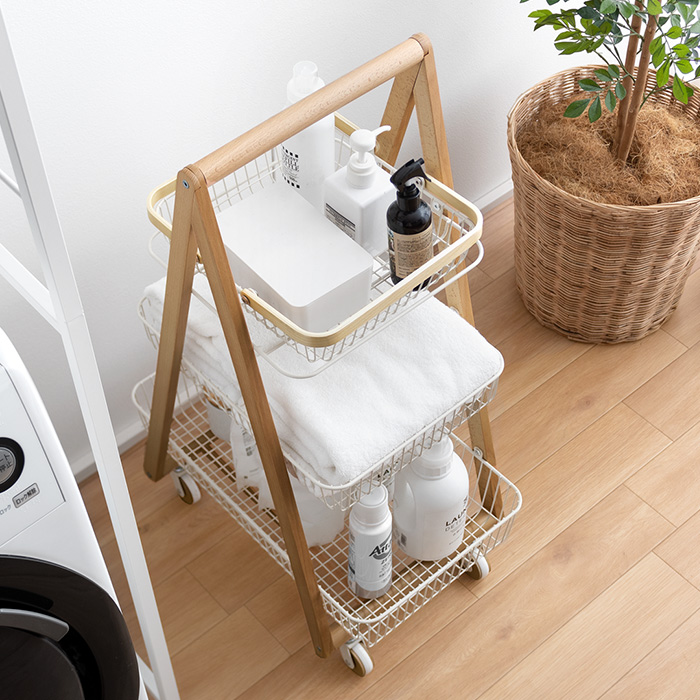 キャリーバスケットワゴン LIV(リヴ) Mサイズ | 家具・インテリア通販