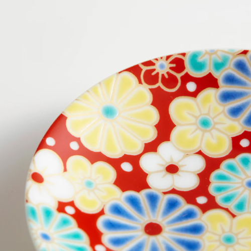 縁起豆皿コレクション 梅菊模様 KSO-313