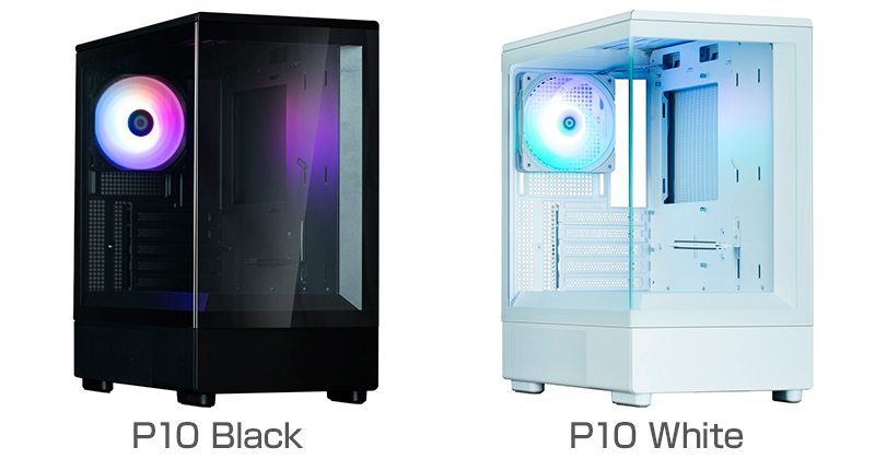 ZALMAN社製、フロントとサイドに強化ガラスパネルを採用した