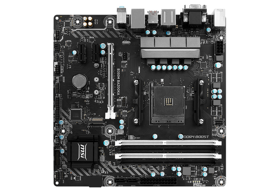 B350M BAZOOKA | MSI マザーボード AMD B350チップセット | 株式会社アスク