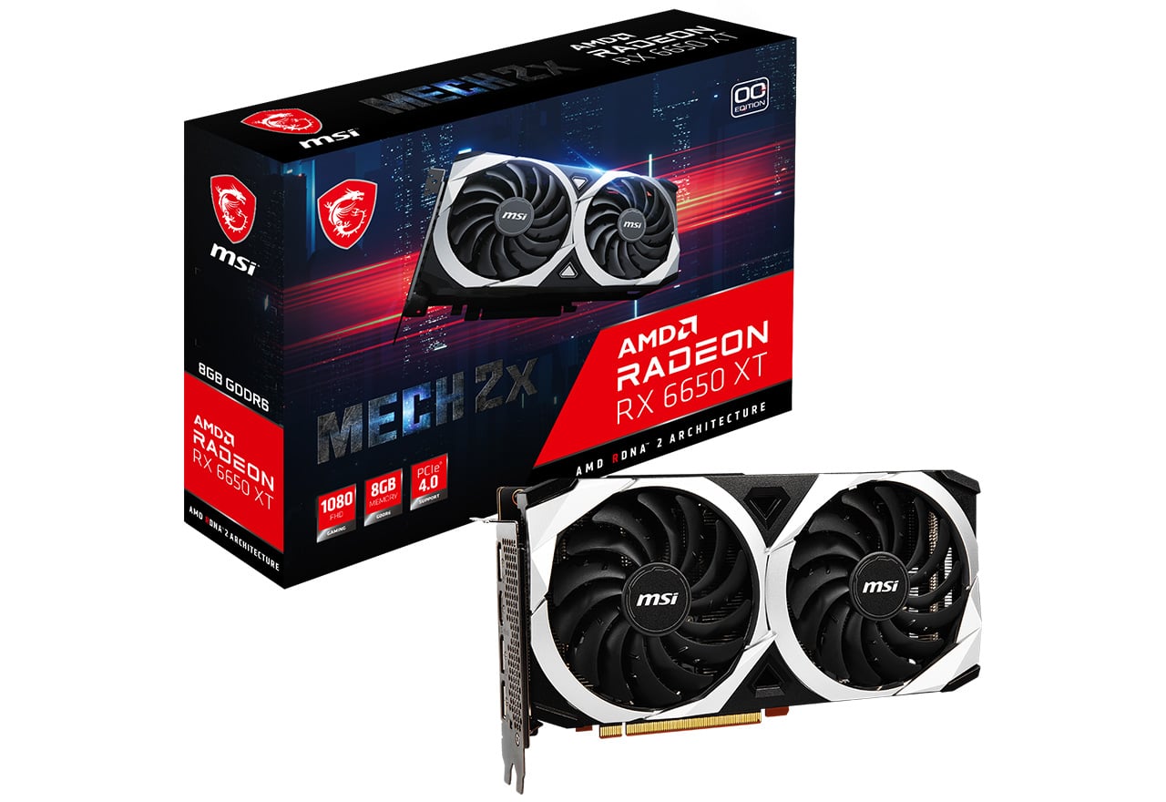 Radeon RX 6650 XT MECH 2X 8G OC | MSI グラフィックボード RADEON RX