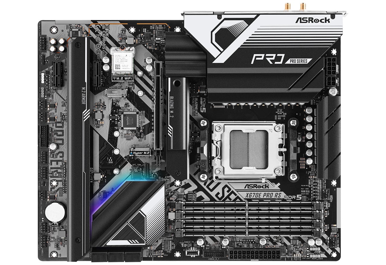 X670E Pro RS | ASRock マザーボード AMD X670チップセット | 株式会社