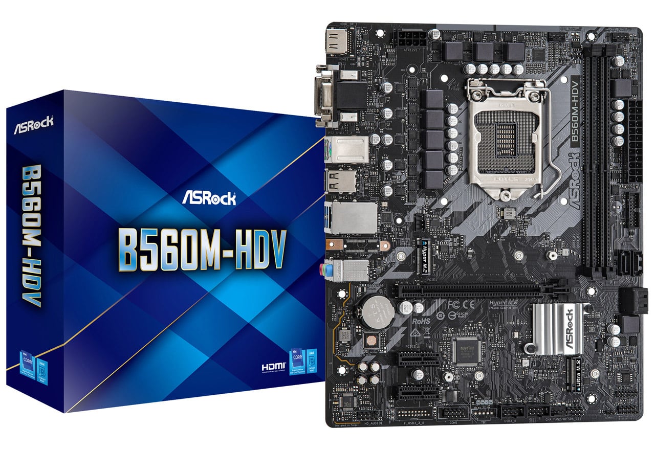 B560M-HDV | ASRock マザーボード Intel B560チップセット | 株式会社