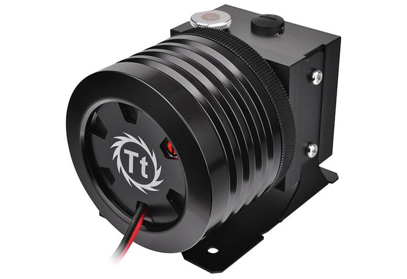 Pacific P1 Black D5 Pump | Thermaltake カスタム水冷製品 リザーバー