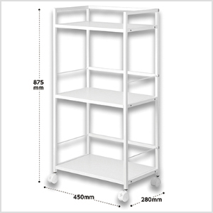 デスクワゴン3段 DWG03W | 株式会社アスカ