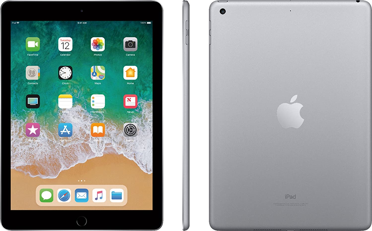 Apple iPad 5th Generation | 9.7in 128GB Space Gray Wi-Fi +4G