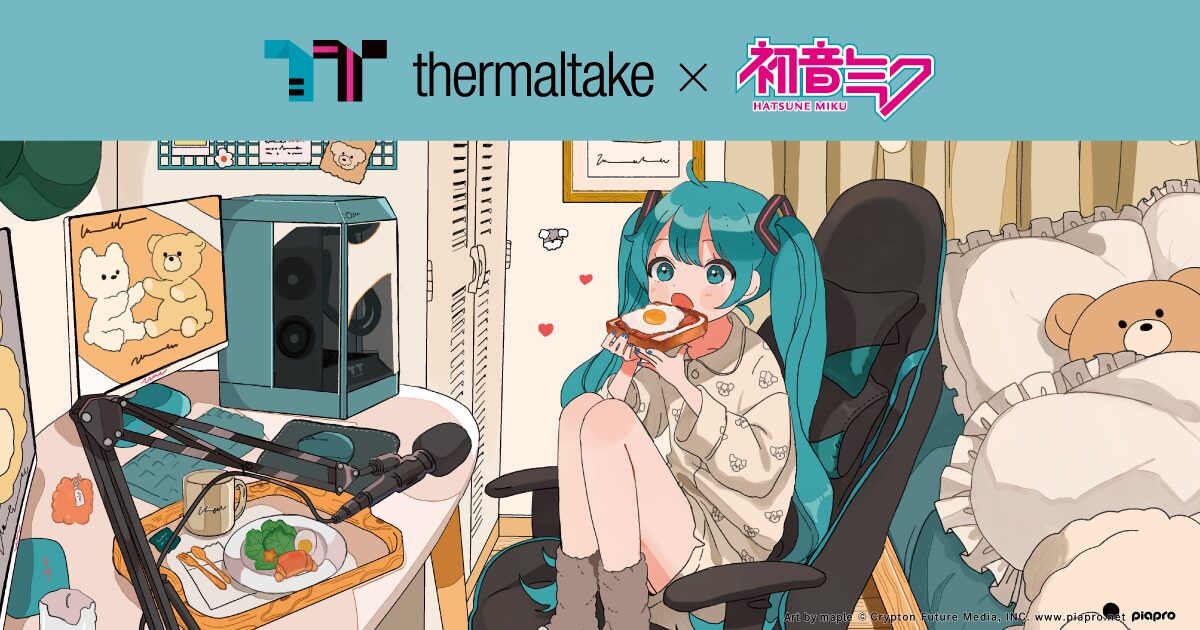 初音ミク」デザインのThermaltake製ゲーミングマウス、ゲーミング