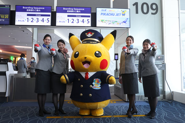 ANA、ピカチュウジェット就航 7年ぶりポケモン描く