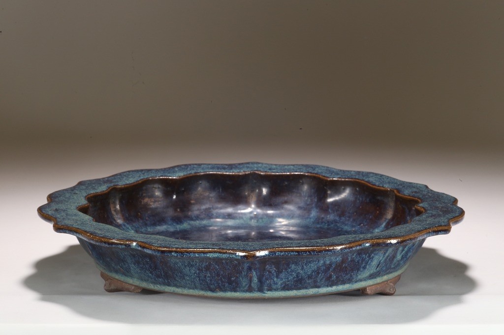 海鼠古鏡型水盤（葛明祥） | 雨竹亭オンラインショップ