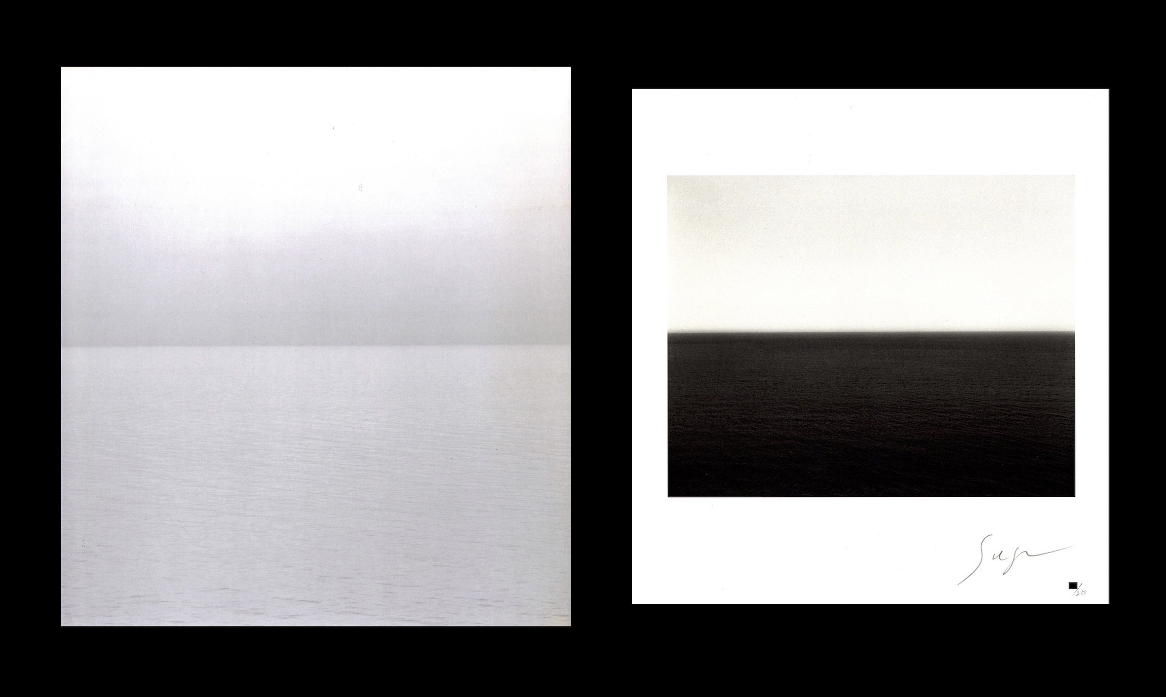 HIROSHI SUGIMOTO 日本語版図録【サイン入オフセットプリント付