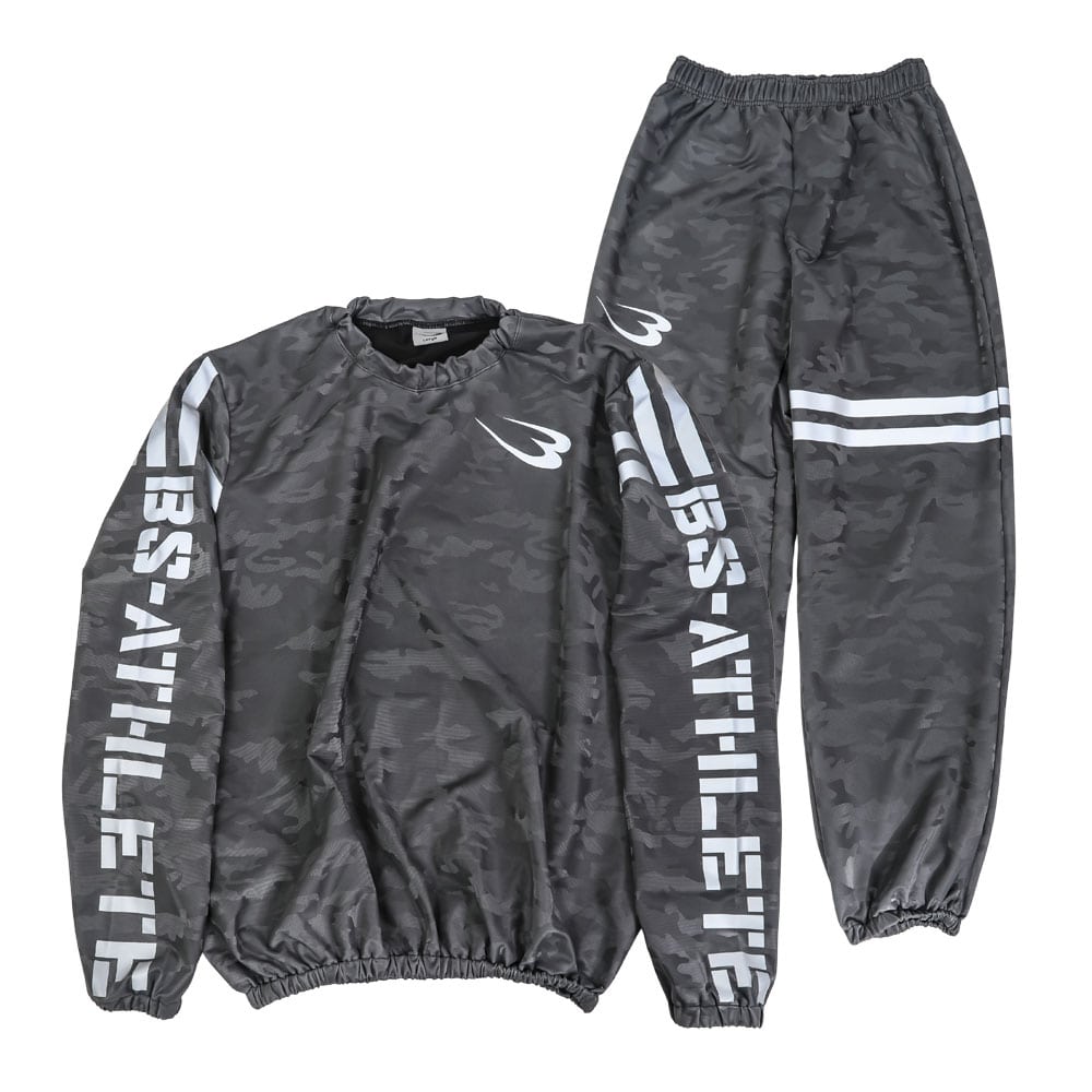 BURN－SUIT】サウナスーツアスリート セットアップスーツ S