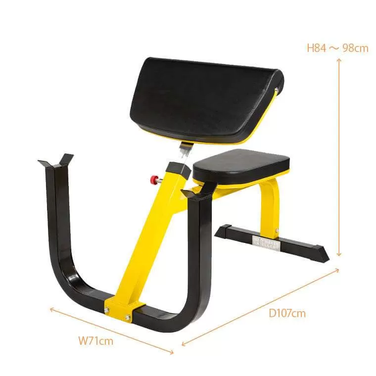 直接引取限定】BodySolidのジムユースのプリチャーベンチ 直接引取限定