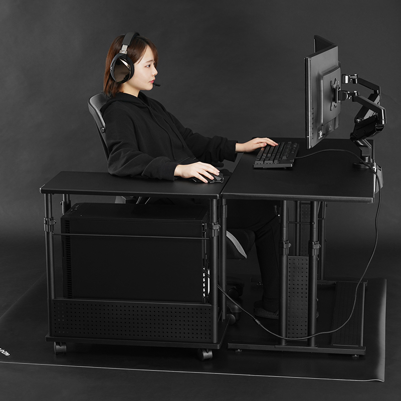 昇降式L字デスク BHD-670 / 820 | Bauhütte®