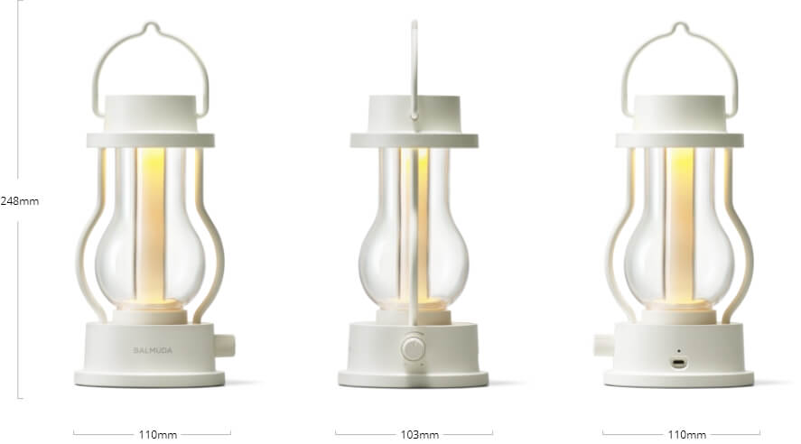 スペック | BALMUDA The Lantern | BALMUDA（バルミューダ）公式サイト