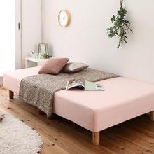 狭いスペースにもスッキリ 新・ショート丈脚付きマットレスベッド