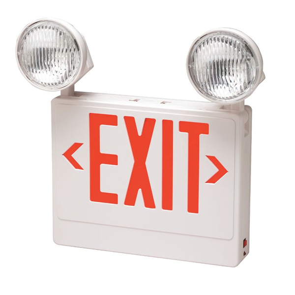 Combo Emergency Exit Sign - 2DZF-PAR - Big Beam