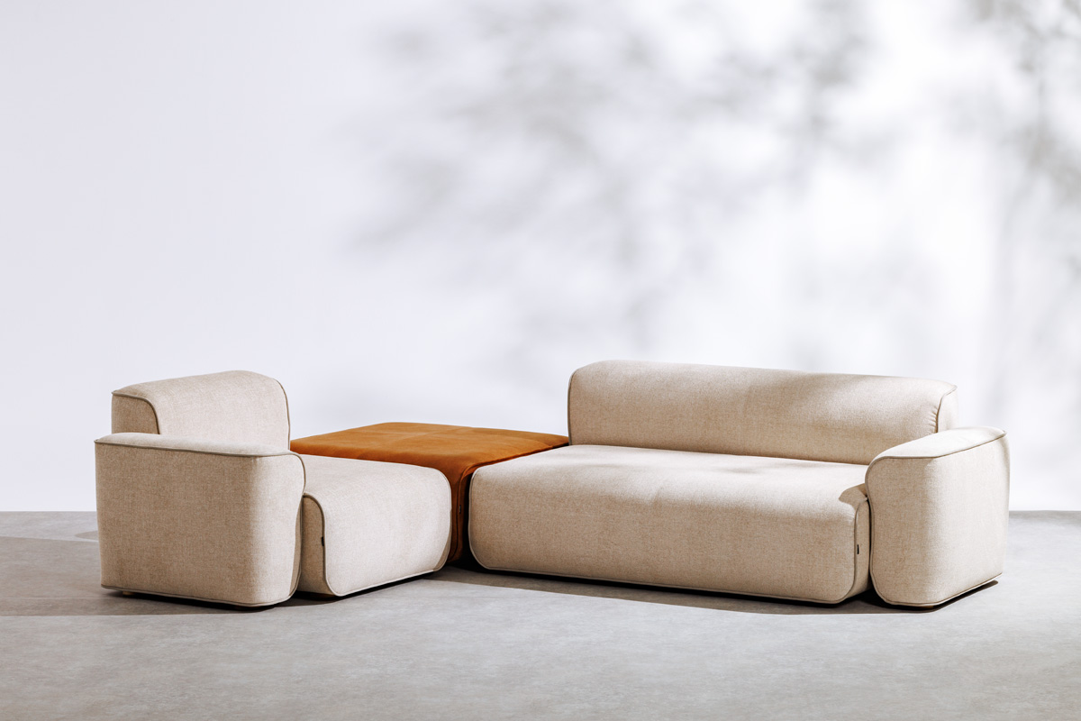 GEMINI ジェミニ 2人掛け片肘｜札幌・青山のオーダーソファ blocco