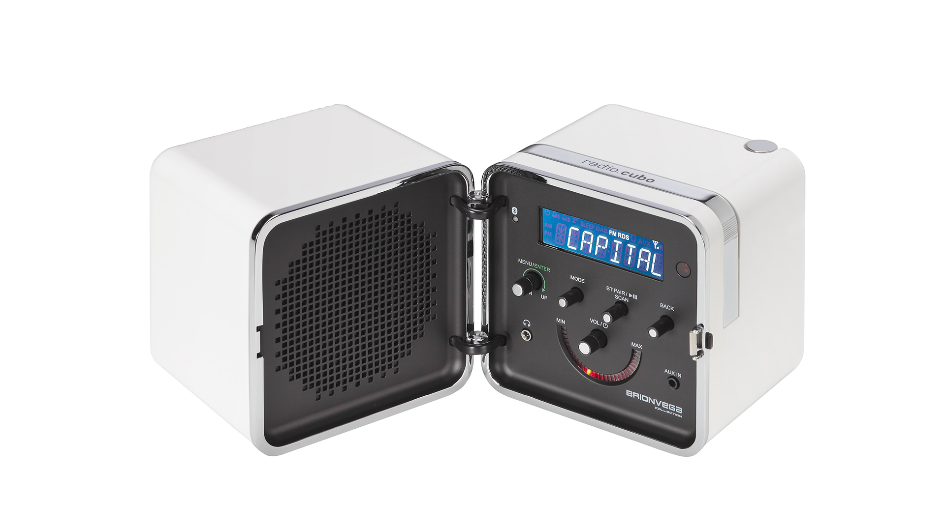 Radio.cubo 50° the Brionvega cult radio directly from the 60s