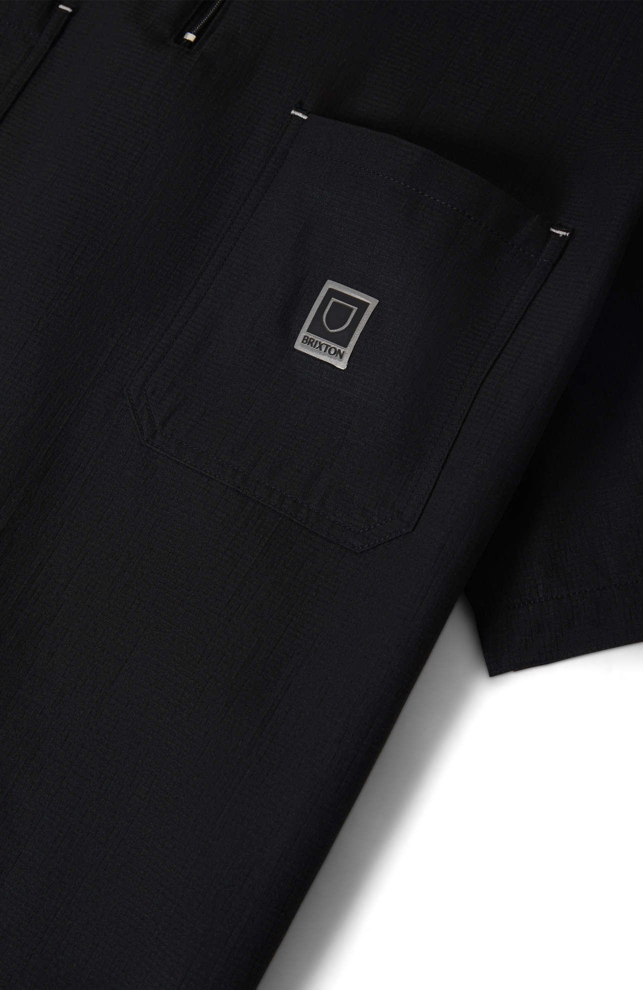 Men's Journey Lightweight 1/2 Zip Cropped Short Sleeve Shirt in