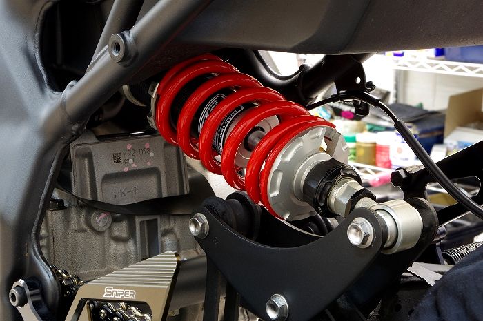 カワサキZX-25R SE（2023） 更にアップハン化他