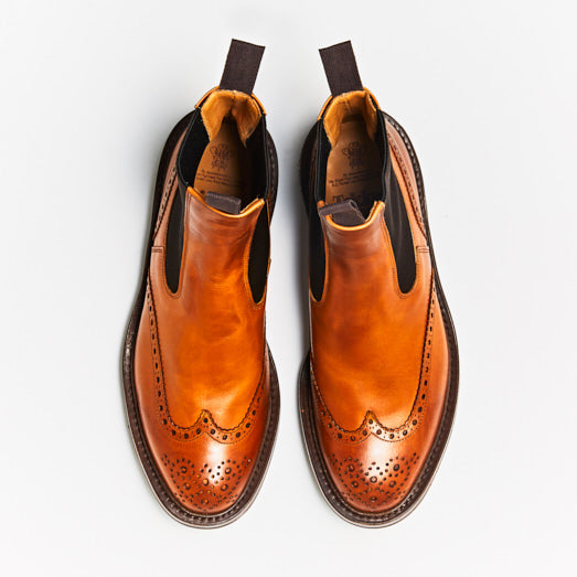 ブーツ | M2754 HENRY / 1001 BURNISHED (COMMANDO SOLE) - Tricker's