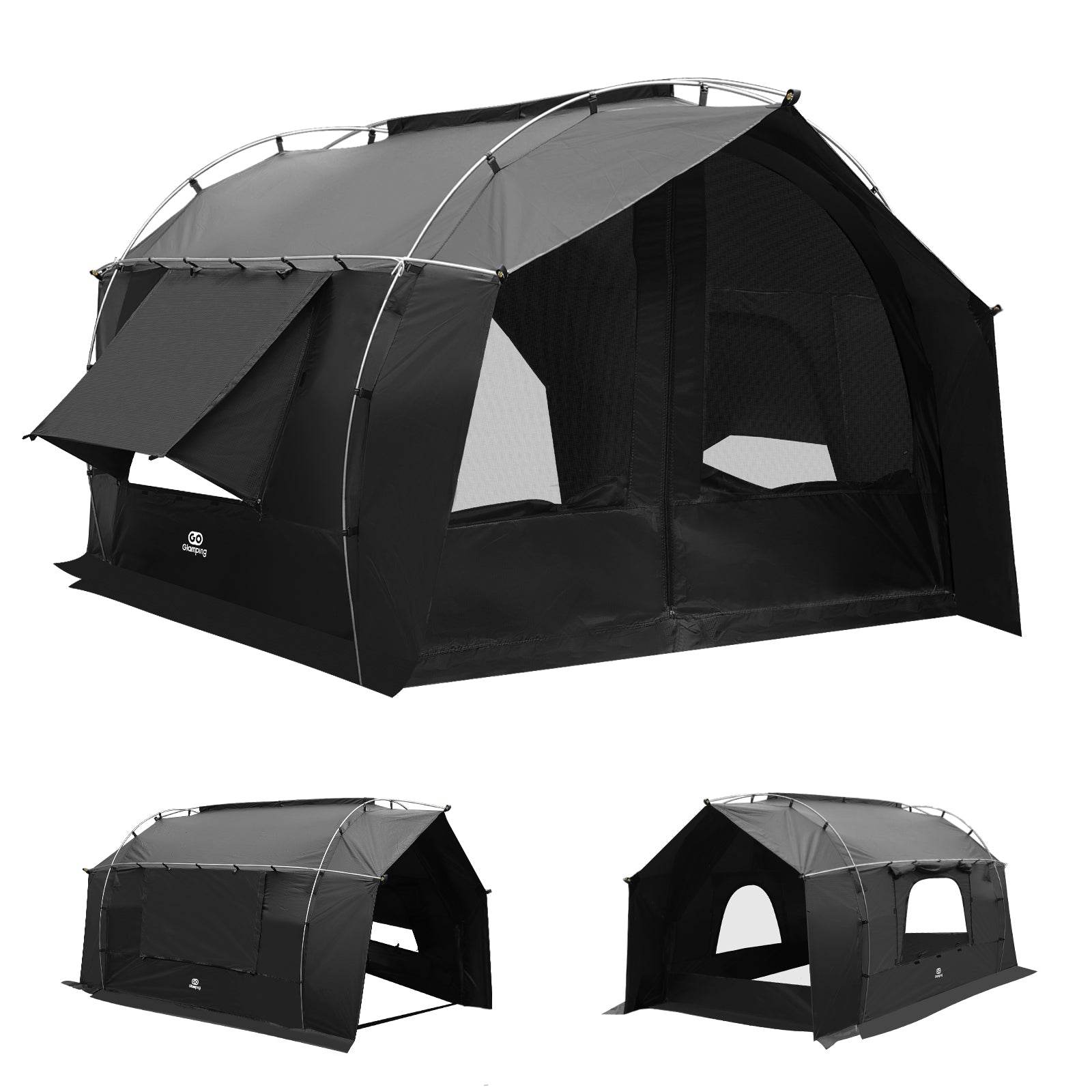 タイムセール中】GOGlamping カヌー自立式トンネルテント