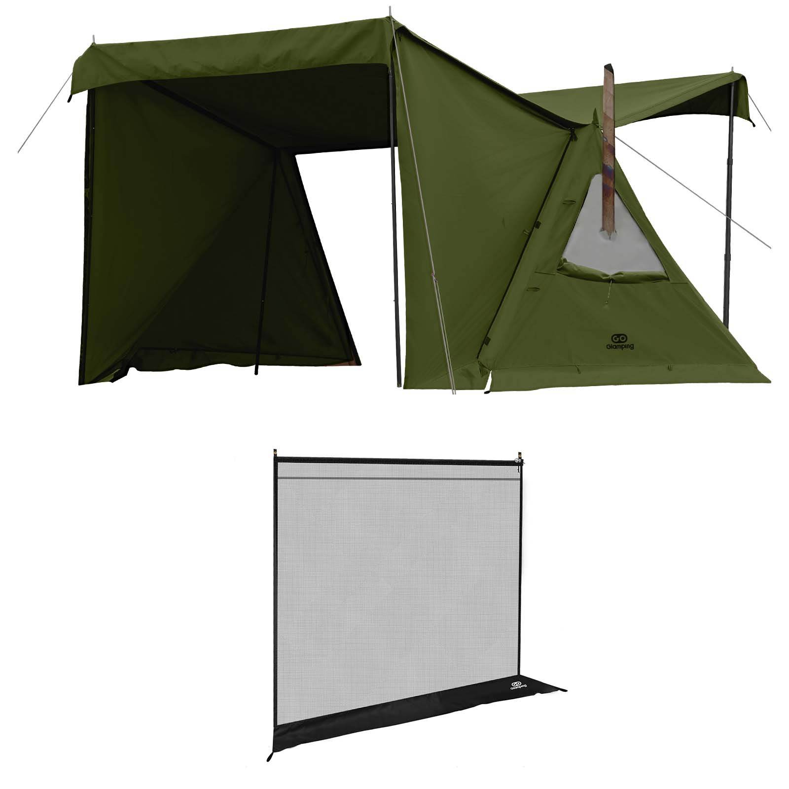 GOGlamping G・G PUP2.0 パップテント&専用 メッシュ幕