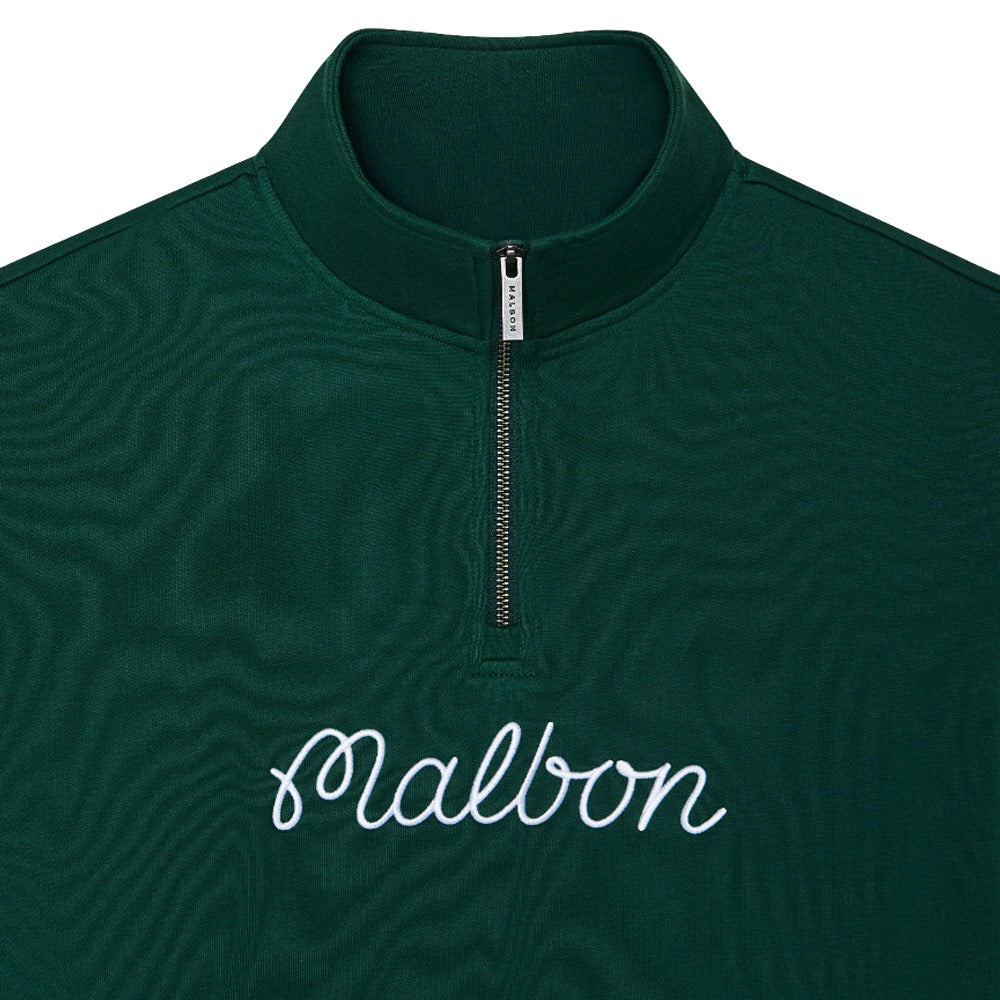 Malbon Collegiate Golf Pullover Forest - 25 Men – Golfio