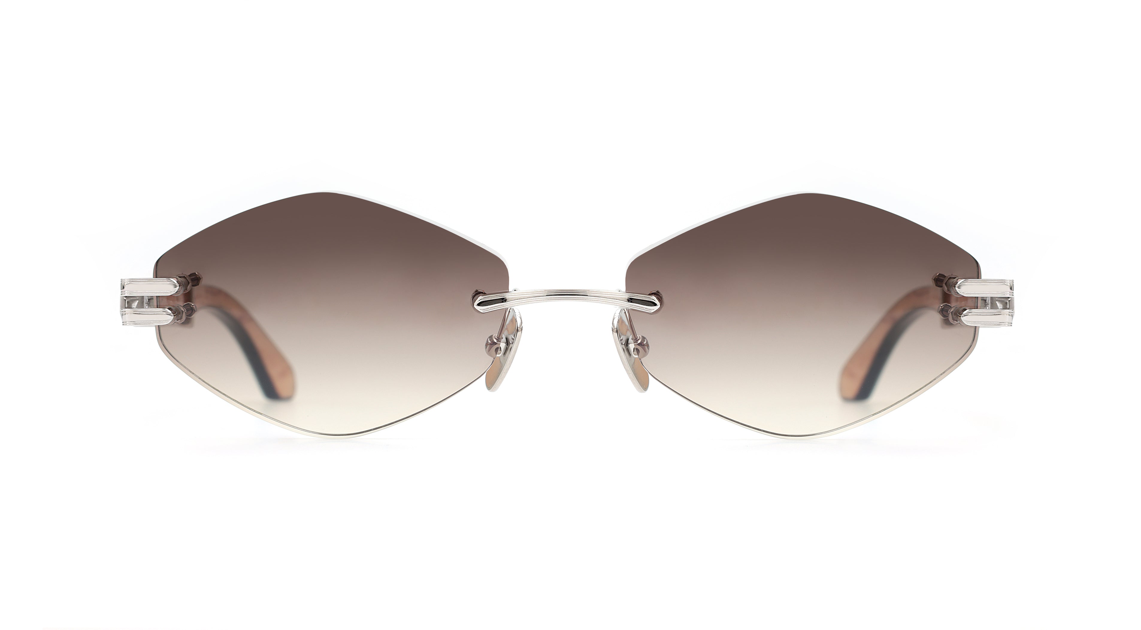 Maybach Eyewear - The Idol I (Palladium/Aruba Blue Madrone/Ebony