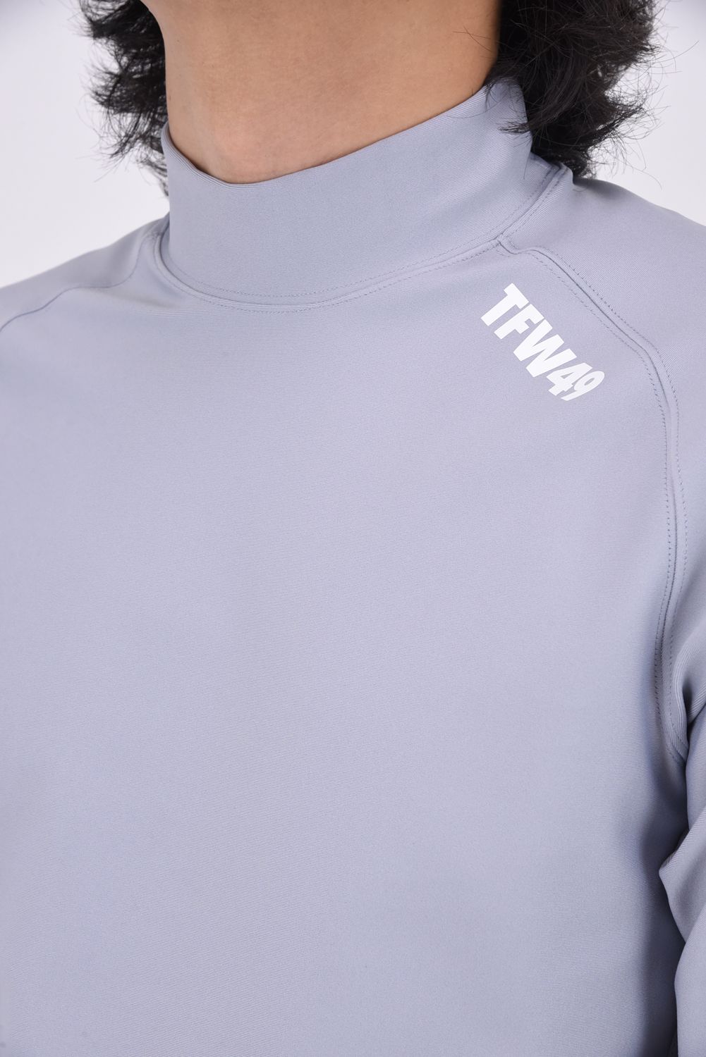 TFW49 - SIDE MESH MOCKNECK L/S T / サイドメッシュ モックネック
