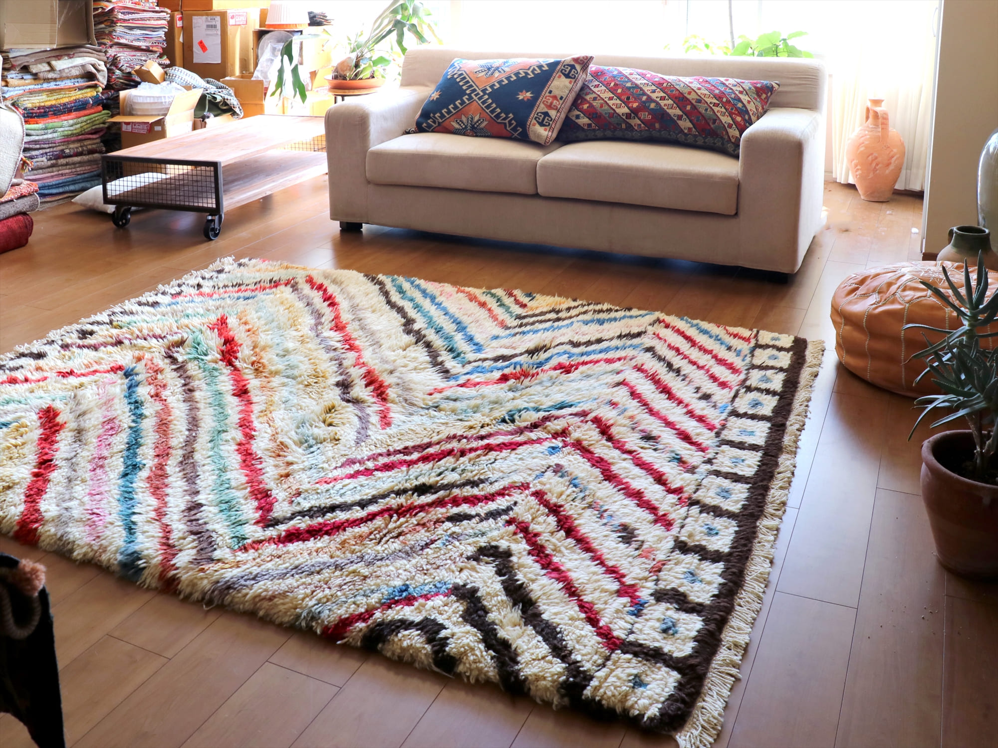 トライバルラグ 部族絨毯/Tulu トゥル トルコ・手織りカーペット