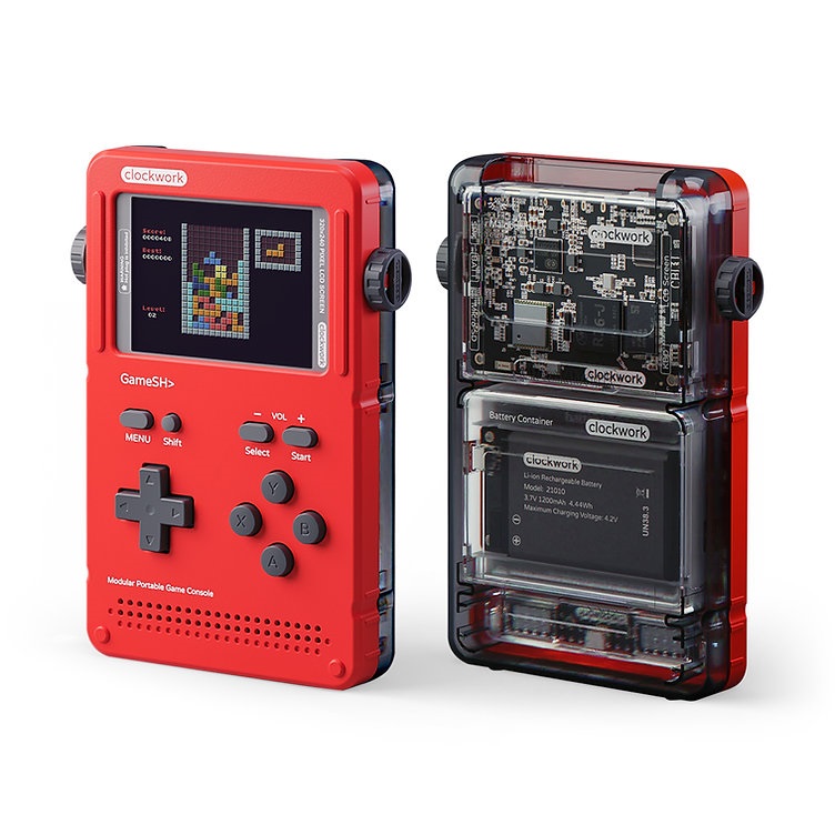 組み立てモジュラー式携帯ゲーム機「GameShell（ゲームシェル）」
