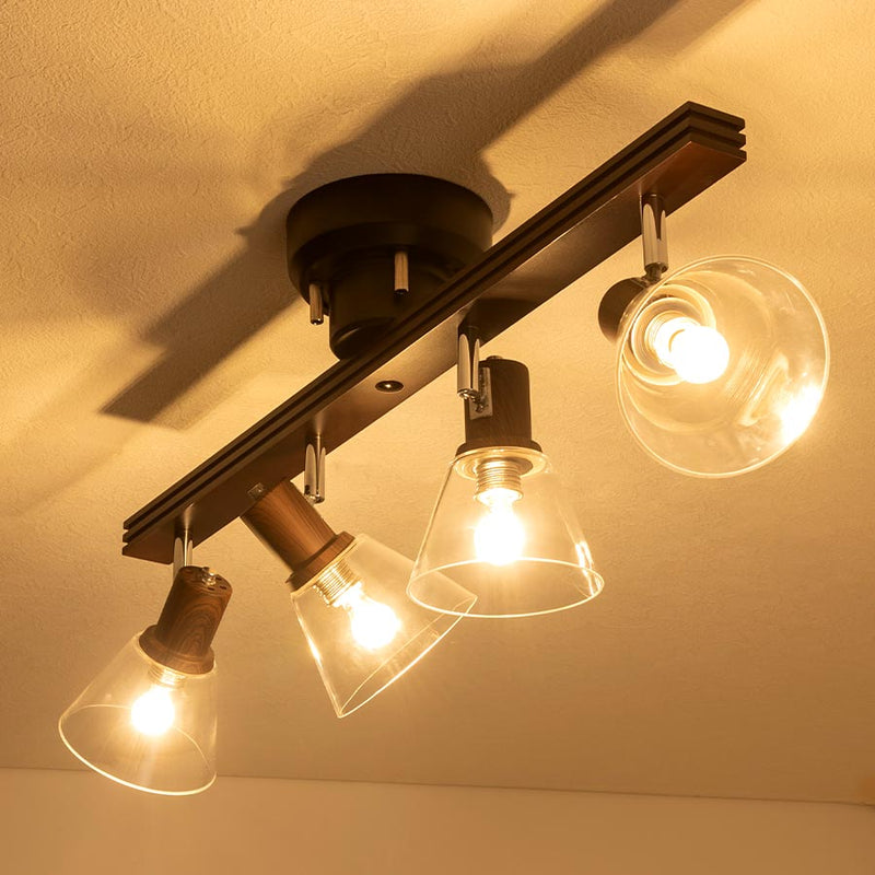 シーリングスポットライト 4灯 照明 ライト シーリングライト おしゃれ