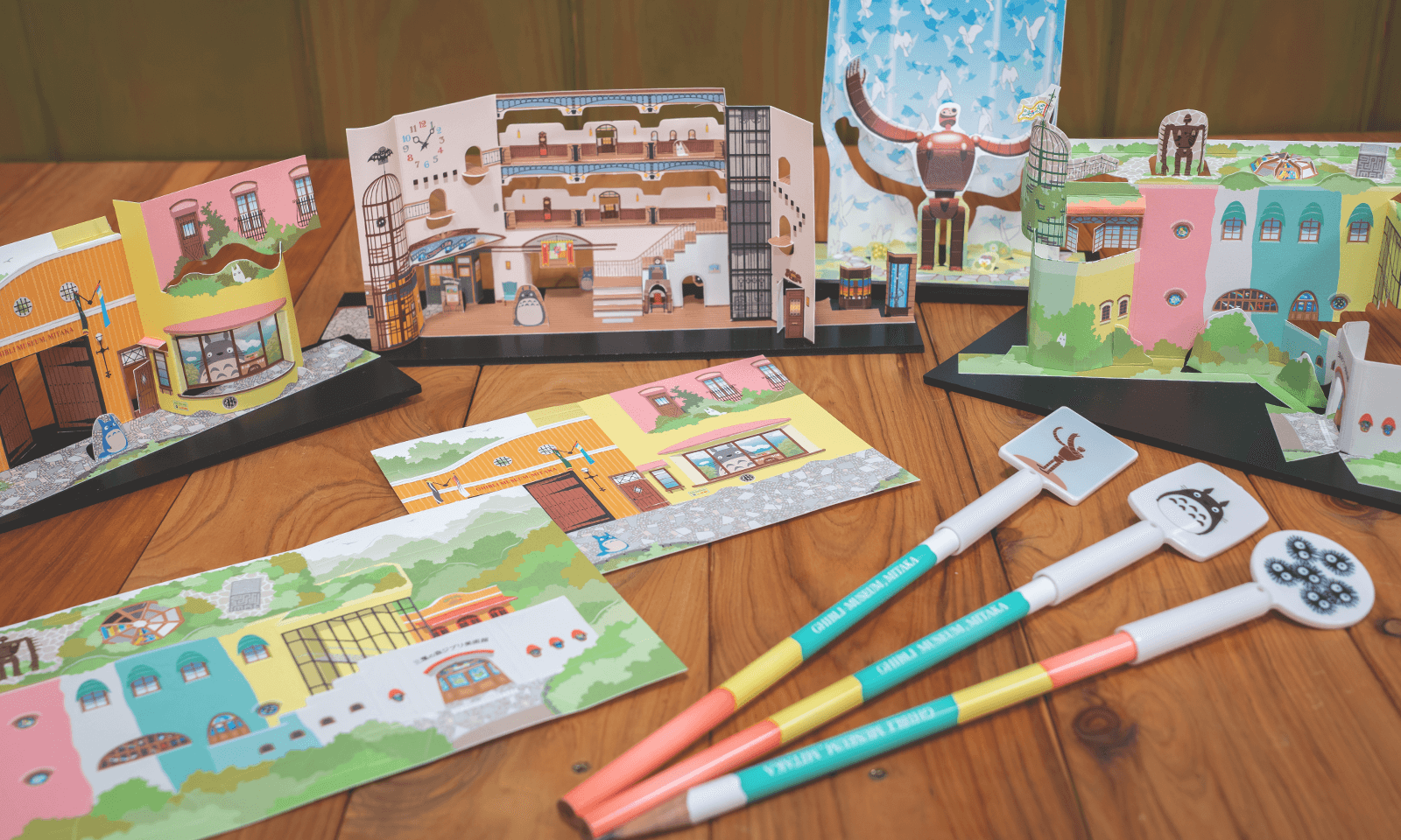 ジブリ美術館オリジナル わくわく文房具♪～くるくるえんぴつと起こし