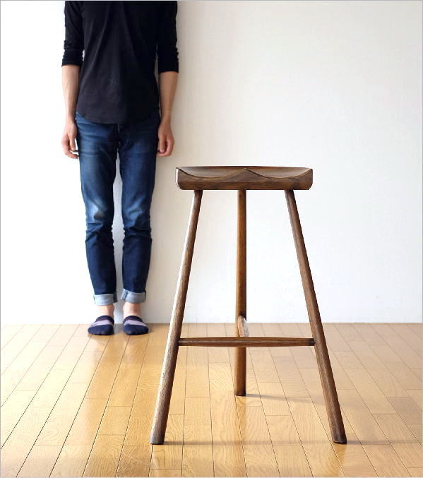 ハイスツール 木製 おしゃれ 椅子 カウンターチェア カウンター