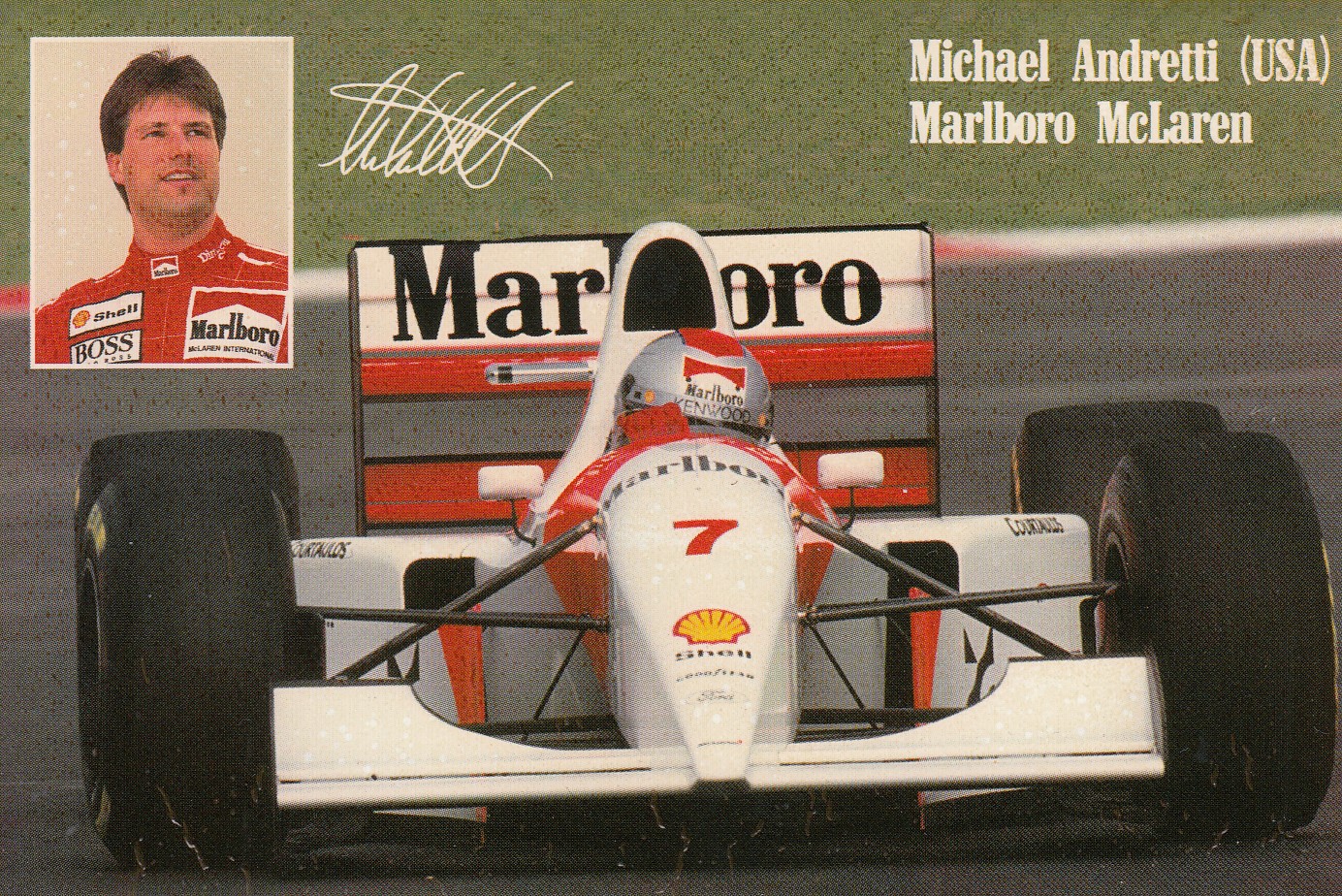 1993 M．アンドレッティ マクラーレン・フォード MP4/8 マルボロ発行