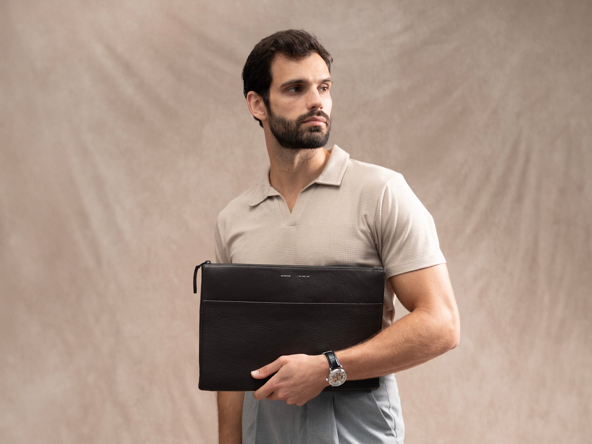 114 レザーフォリオ｜ペブルドレザーGRAMS28