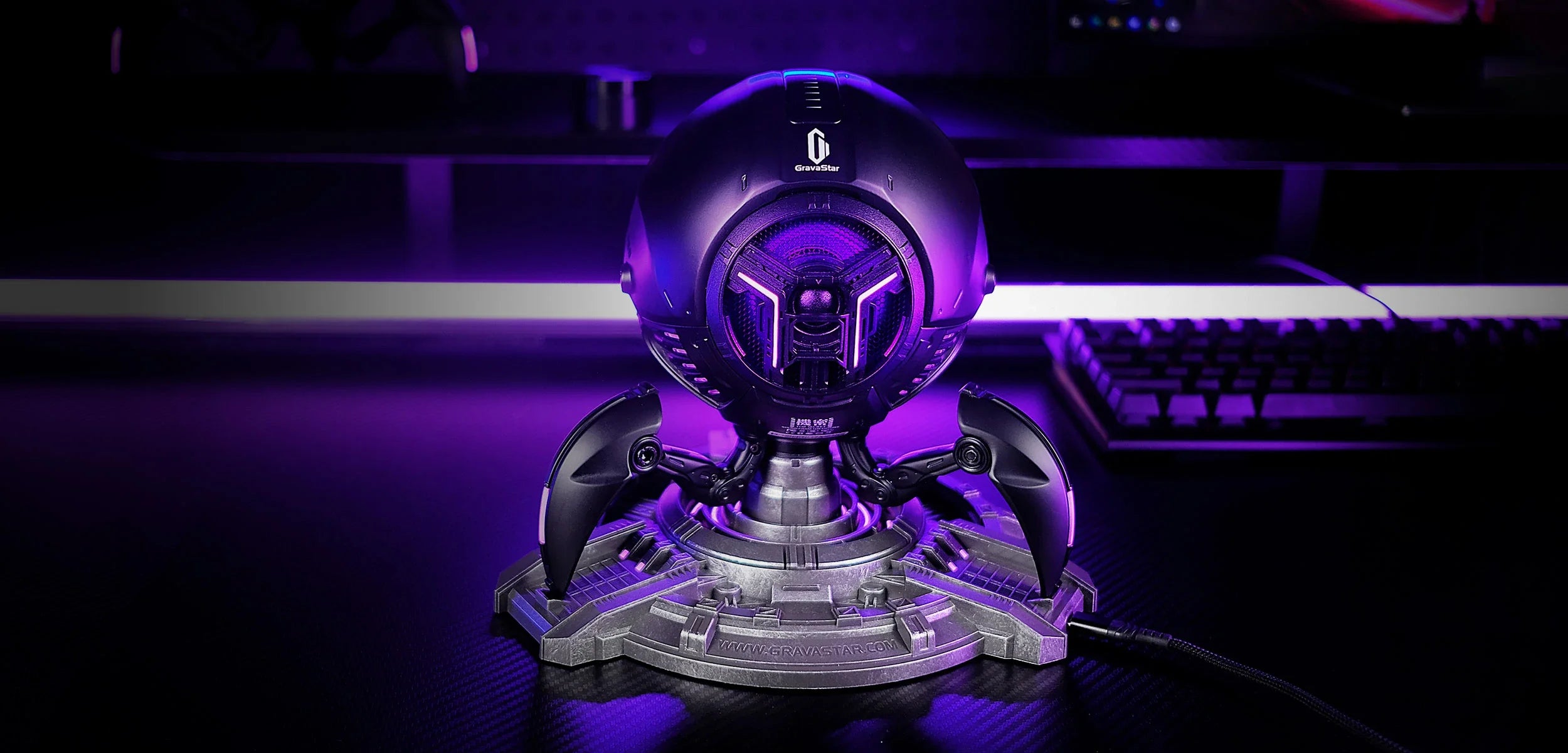 Mars Pro Bluetooth Speaker - Black | Sci-Fi Gaming Speaker