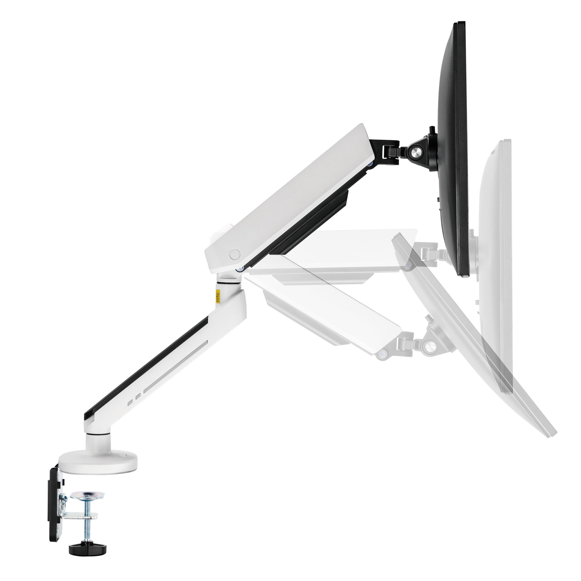1画面, ディスプレイ用アーム | GH-GAMB1-WH | GREEN HOUSE グリーンハウス