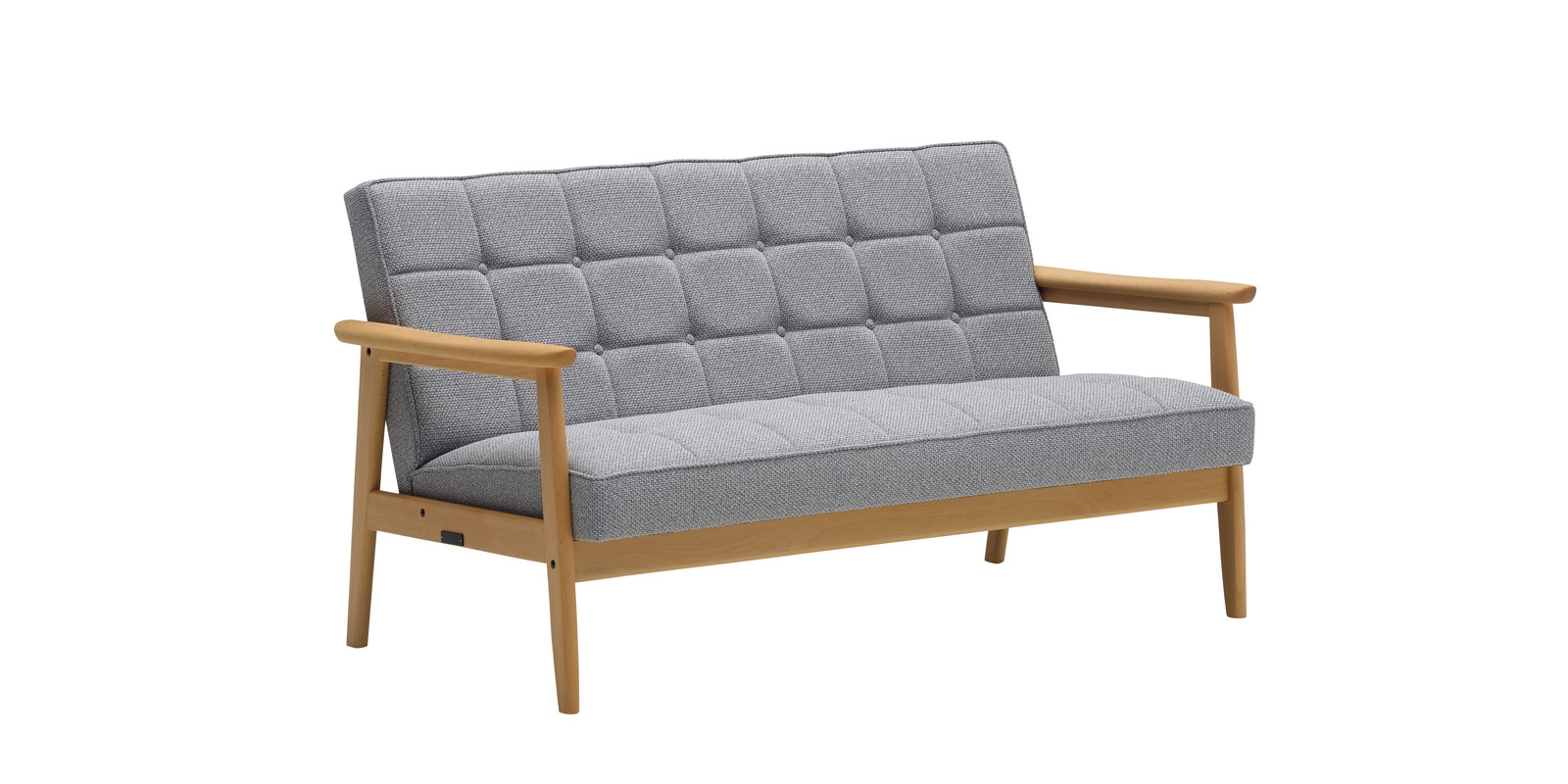 カリモク60 Kチェア 2シーター・ミストグレー | D&DEPARTMENT