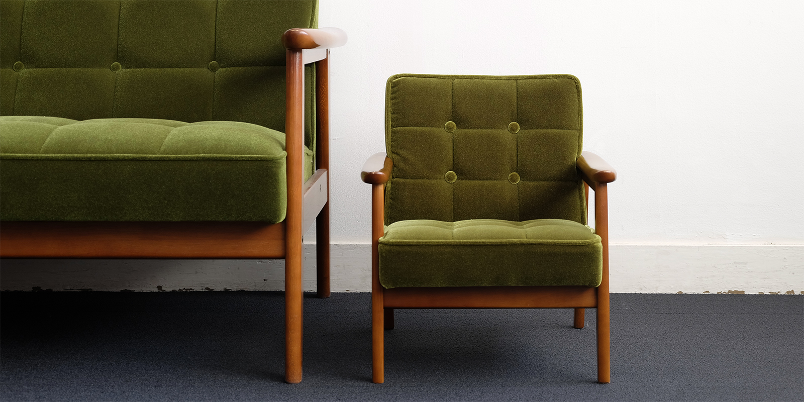 カリモク60 Kチェア ミニ・ブルーノピンク | D&DEPARTMENT