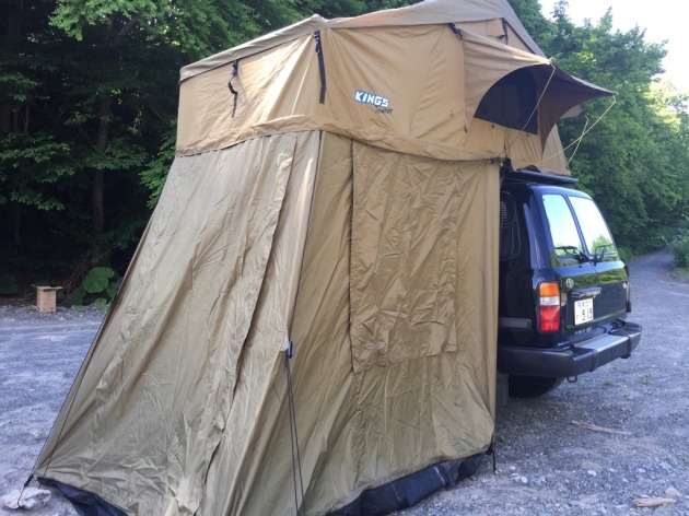 アドベンチャーキングス ルーフトップテント4人用アネックス付