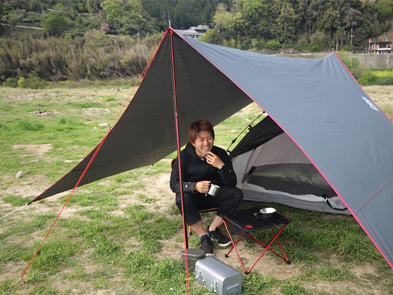 ライダーズワンタッチテント（グレー） T2-275 - DOD（ディーオー