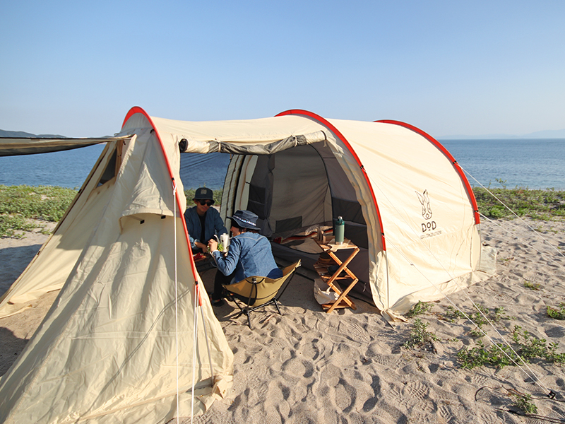 販売終了】カマボコテントミニ（ベージュ） T3-488 - DOD（ディーオー