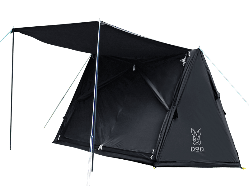 販売終了】パップフーテント（ブラック） T2-540-BK - DOD（ディーオー