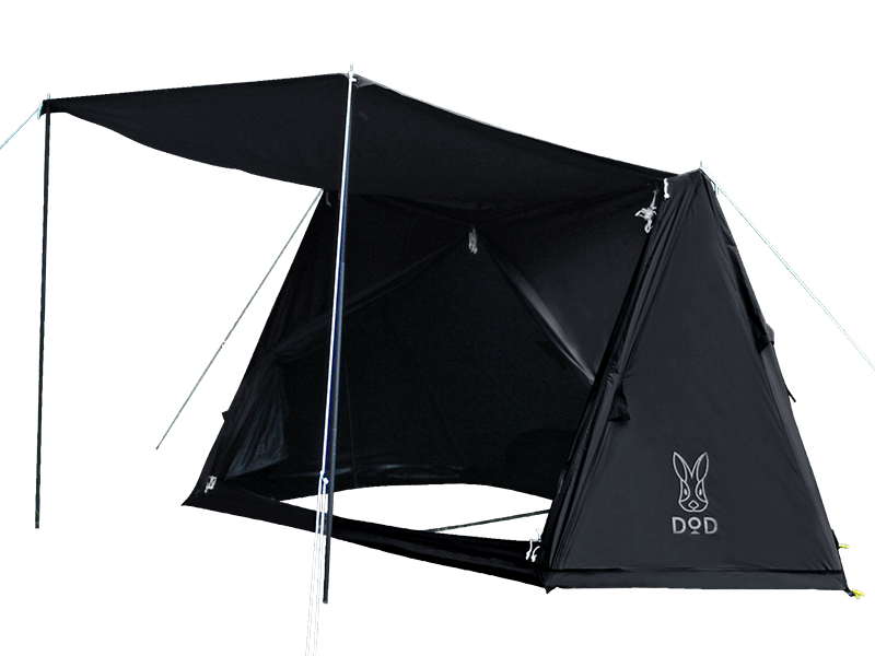 販売終了】パップフーテント（ブラック） T2-540-BK - DOD（ディーオー