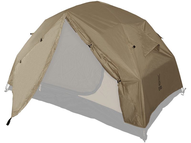 販売終了】ワンタッチカンガルーテント用フライシートS（タン） TF2