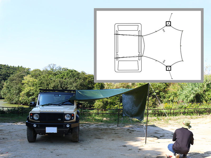 販売終了】カートゥギャザータープ TT5-791-TN - DOD（ディーオー