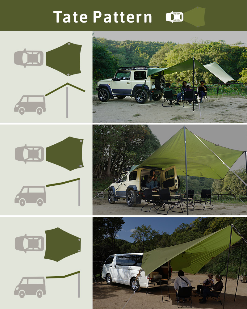 カートゥギャザータープ TT5-791-KH - DOD（ディーオーディー）【公式