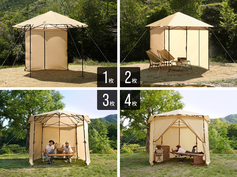 キノコタープ（レッド） TT5-928-RD - DOD（ディーオーディー）【公式